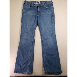 Signature by Levi Strauss & Co. Jeans Womens 16 Blue Denim Fit Low-Rise Bootcut